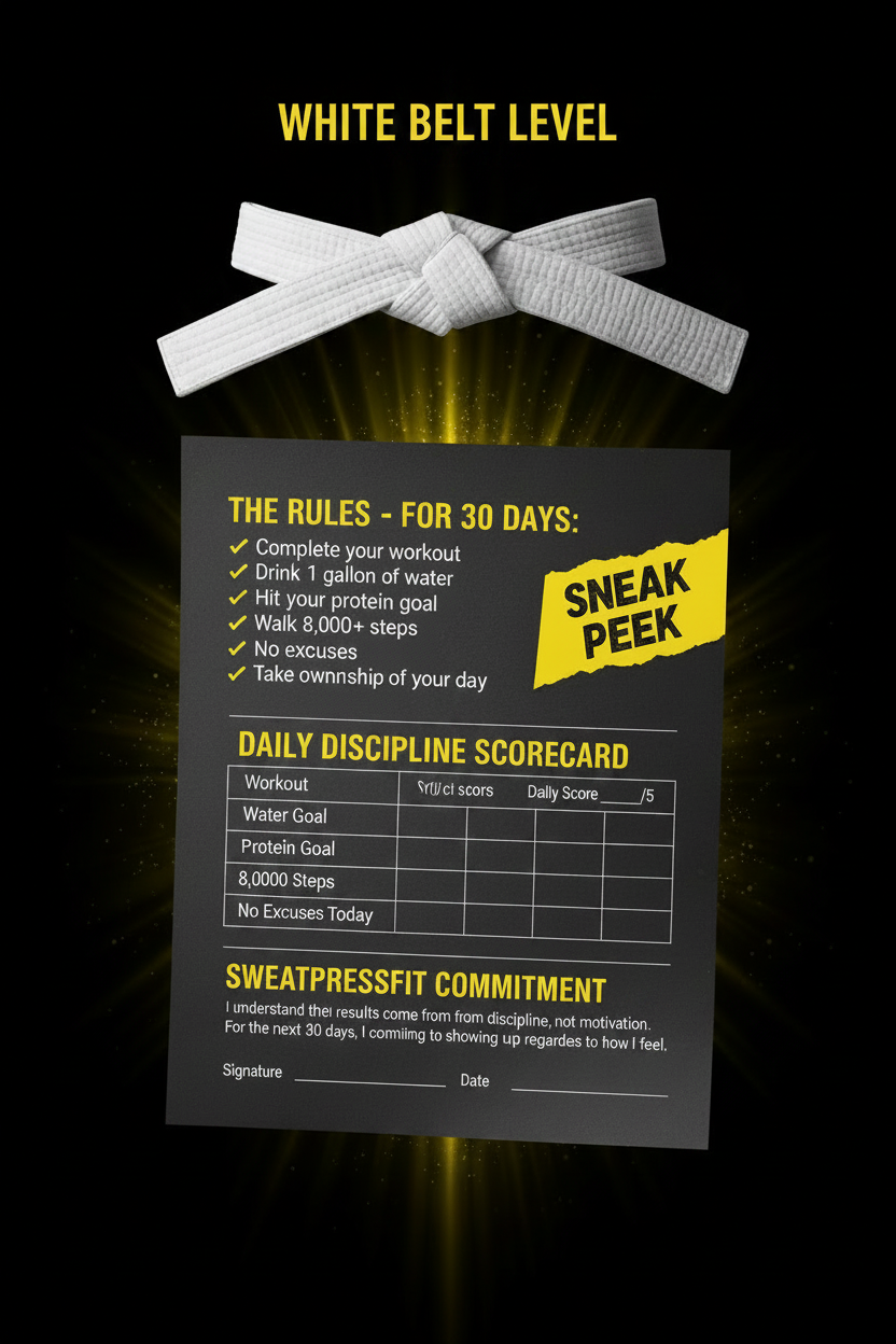 Sneak peek of the Discipline Challenge with white belt level content